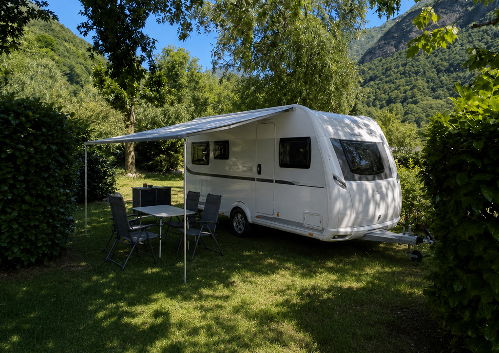 camping avec emplacement pour caravane happy pyrénées